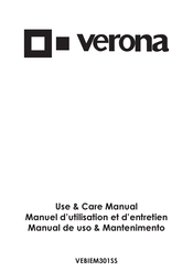 Verona VEBIEM301SS Use & Care Manual