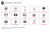 Prestigio MultiPhone 3504 DUO Manual