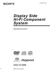 Sony DHC-FLX9W Operating Instructions Manual