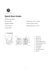 Motorola Escape 800 ANC Quick Start Manual
