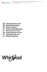 Whirlpool AKR 5390/1 IX Instructions For Use Manual