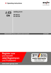 EWM PP MT301CW Operating Instructions Manual