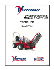 Ventrac KY400 Owner/Operator's Manual & Parts List