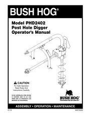 Bush Hog PHD2402 Operator's Manual