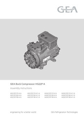 GEA Bock HG22P A Assembly Instructions Manual