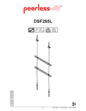 peerless-AV DSF265L Manual