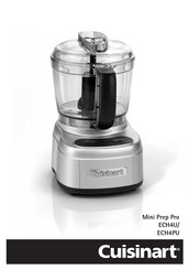 Cuisinart Mini Prep Pro ECH4PU Instructions Manual