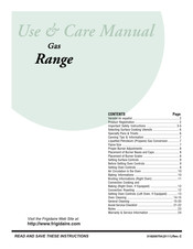Frigidaire CPLCF489DC Use & Care Manual