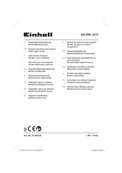 EINHELL GC-PW 1215 Original Operating Instructions
