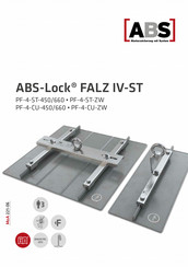 Abs ABS-Lock FALZ IV-ST PF-4-ST-450 Instruction Manual