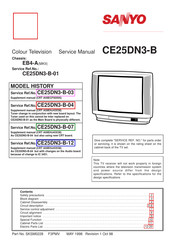 Sanyo CE25DN3-B-01 Service Manual