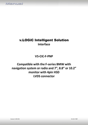 v.LOGiC V5-CIC-F-PNP Manual