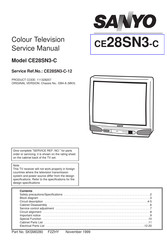 Sanyo CE28SN3-C-12 Service Manual