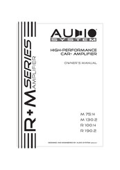 Audio System M 75.4 Owner's Manual