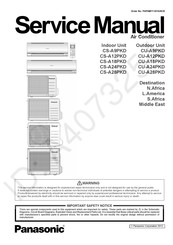Panasonic CU-A9PKD Service Manual