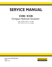New Holland E30B Tier 4B (final) Service Manual