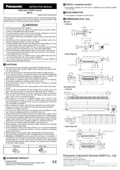 Panasonic ER-X Series Instruction Manual
