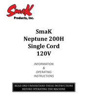 SmaK Neptune 200HSC Information & Operating Instructions