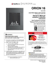 HearthStone Aurora ORION 16 Owner's Manual