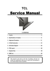 TCL L32HDM61 Service Manual