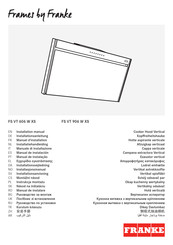 Franke FS VT 606 W XS Installation Manual