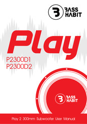 Bass Habit Play P2300D2 User Manual