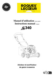 ROQUES LECOEUR RL340 Instruction Manual