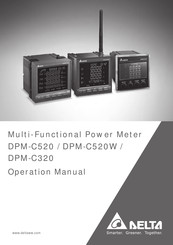 Delta DPM-C320 Operation Manual