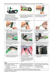 Siemens FastConnect RJ45 Plug 90 Assembly Instructions