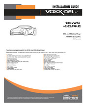 Voxx Electronics VOXX DEI DS3+ Installation Manual