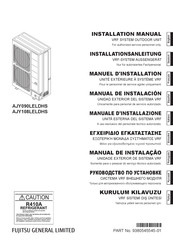 Fujitsu AJY108LELDHS Installation Manual