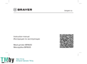 BRAYER BR1600 Instruction Manual