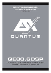 Esx QE80.6DSP Owner's Manual