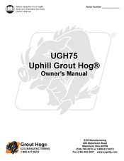 EZG Grout Hog UGH75 Owner's Manual