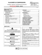 BLACKMER LB942A Installation, Operation And Maintenance Instructions