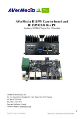 Nvidia AVerMedia D115W Manual