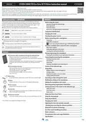 Citizen w770 clearance manual