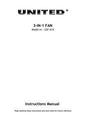 United USF-614 Instruction Manual