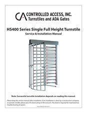 Controlled Access HS400 Series Service & Installation Manual