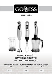 Goddess MIH 131SS Instruction Manual
