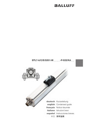 Balluff BTL7-C501-M-P-S32/KA Series Instruction Manual