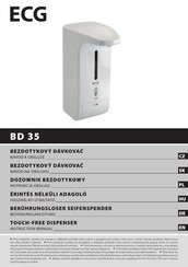 ECG BD 35 Instruction Manual