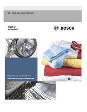 Bosch WAT28400TC Use And Care Manual