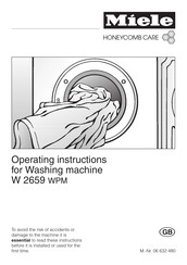 Miele W 2659 WPM Operating Instructions Manual