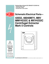 Milnor MMV4232C Schematic/Electrical Parts