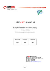 LITEMAX SLO1742 Manual