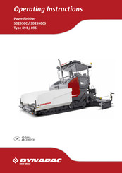 Fayat Group DYNAPAC SD2550CS Operating Instructions Manual