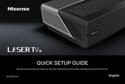 Hisense Laser TV 100L5F-B12 Quick Setup Manual