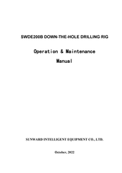 SUNWARD SWDE200B Operation & Maintenance Manual