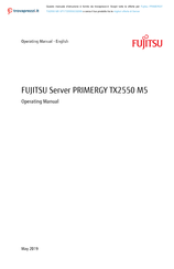 Fujitsu T2555SC020IN Operating Manual